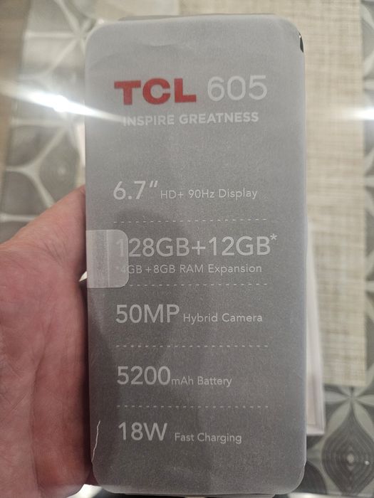 GSM, TCL - 605, 128 GB, нов