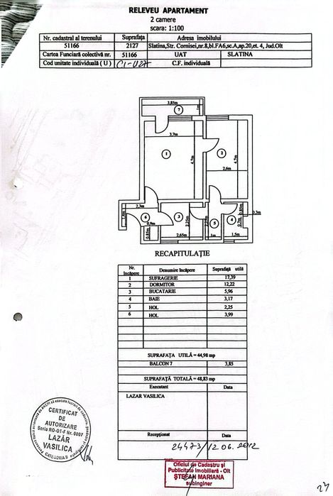 Apartament de vanzare