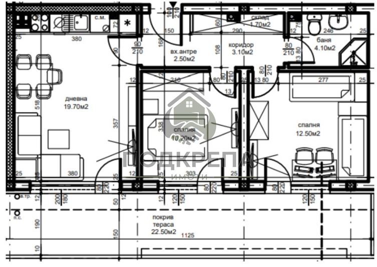 Продава се Тристаен апартамент в Пловдив, Беломорски - 97 кв.м за 927 €/кв.м - Снимка #5