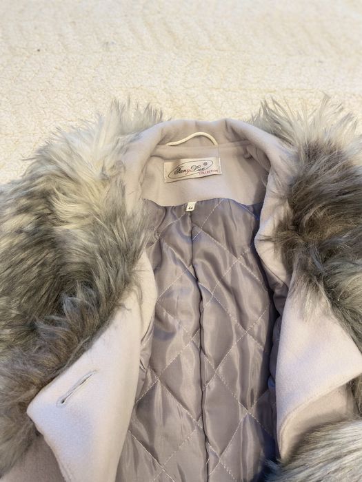 Palton cu blana 100% naturala