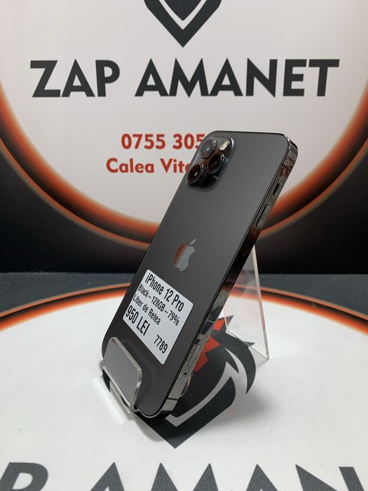 Zap Amanet Vitan - iPhone 12 Pro - Black - 128Gb - 79%