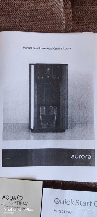 Dozator de apa filtrata fierbinte sau rece Aqua Optima Aurora