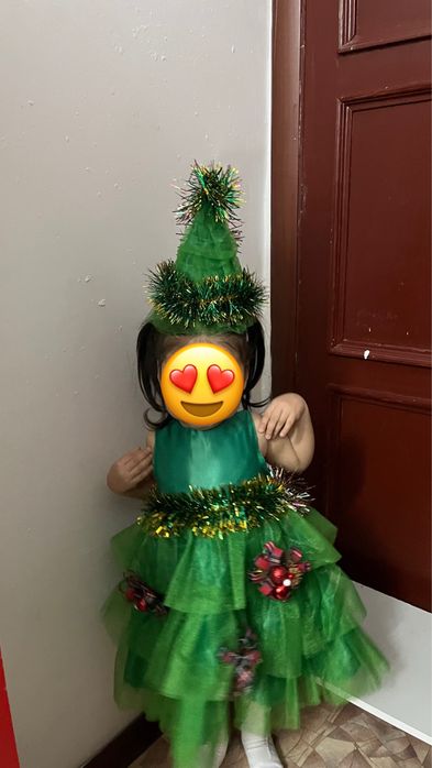 Платье елка на 3 года