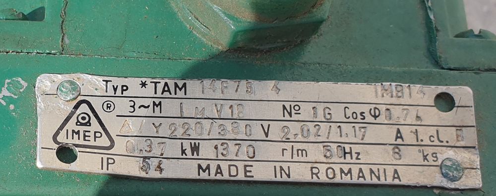 Motoare electrice trifazice nefolosite