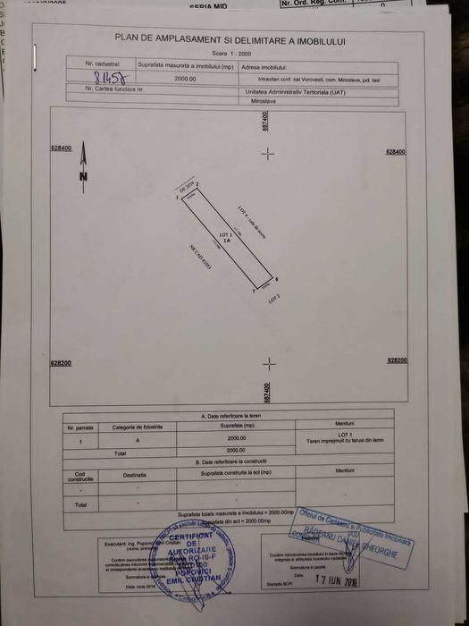 Vând teren în Vorovesti