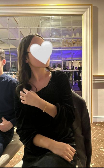 Чёрное платье мини, недорого