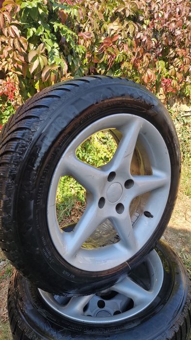 Semperit зимни 205 /55/16 с джанти 4x108 Audi