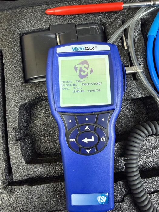 Климатичен измервателен уред TSI VelociCalc 9565-P – калибриран