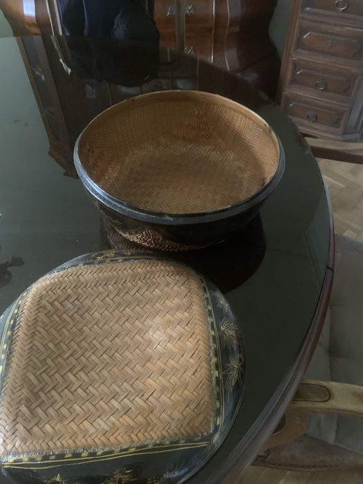 Кутия от обработен ратан