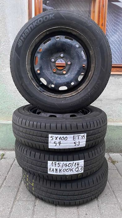 jante table 3 seturi  golf 4  bora polo fabia ibitza 5x100 anv vara  175 70 14