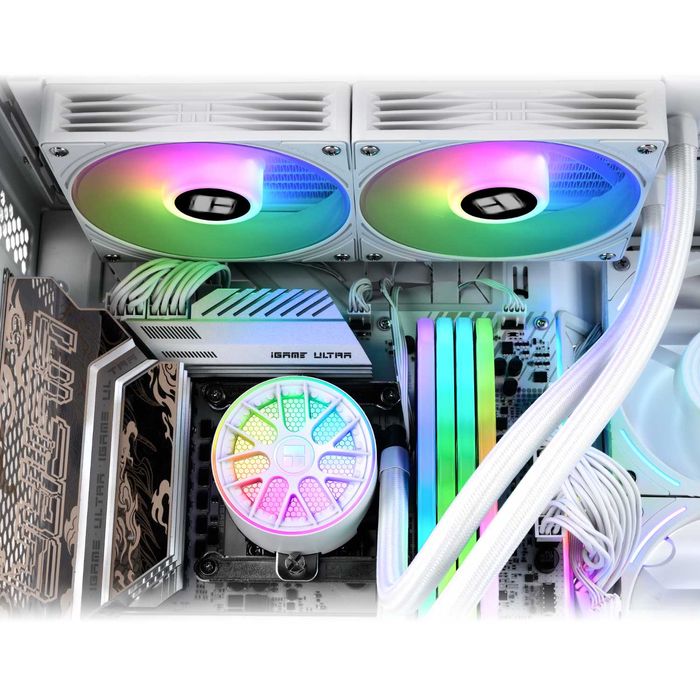 Cooler CPU AIO Thermalright Aqua Elite 240 ARGB White V6, Resigilat