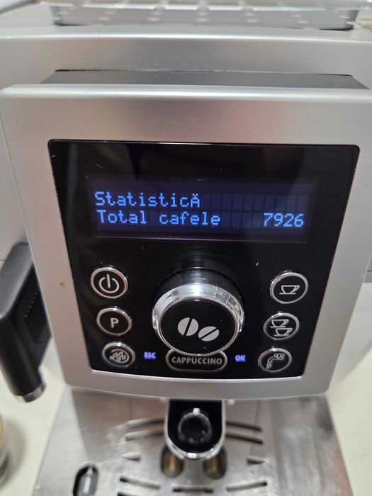 Espressor Automat DeLonghi Intensa Cappuccino ECAM23.450.S, EX:3 Magnifica S Aparat cu Cafea Boabe