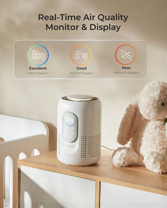 Музикална лампа с бял шум за бебета Momcozy
