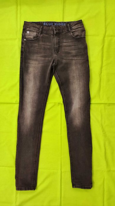 Дънки S -размер, дънки Zara 164, графитено сиви дънки 164см