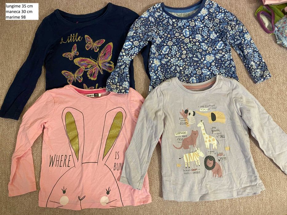 Lot bluza pulover tricot copii marime 98 2-3 ani C&A nutmeg