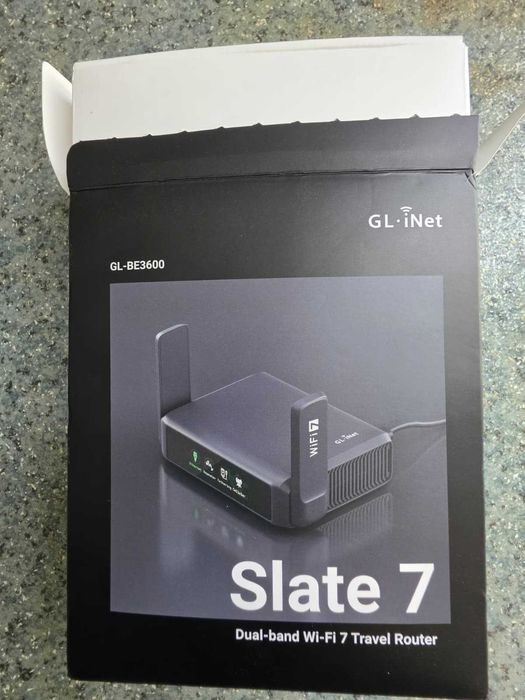 Slate 7 Dual-band Wi-Fi 7 Travel Router GL-BE3600