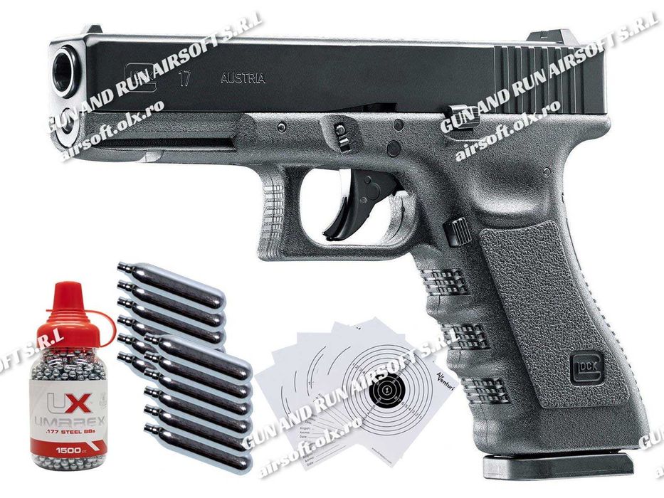 Airsoft GLOCK CU RECUL Blowback 4.5j,Oferta CO2 !! Pistol + Gaz ~~