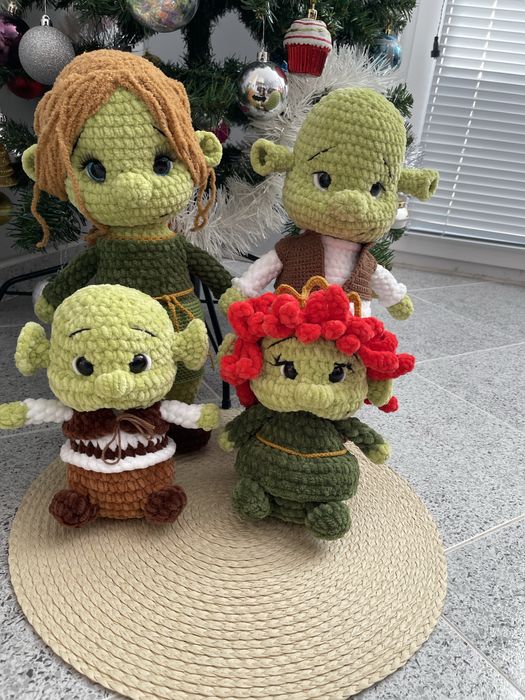 Плетени играчки с плюшена прежда