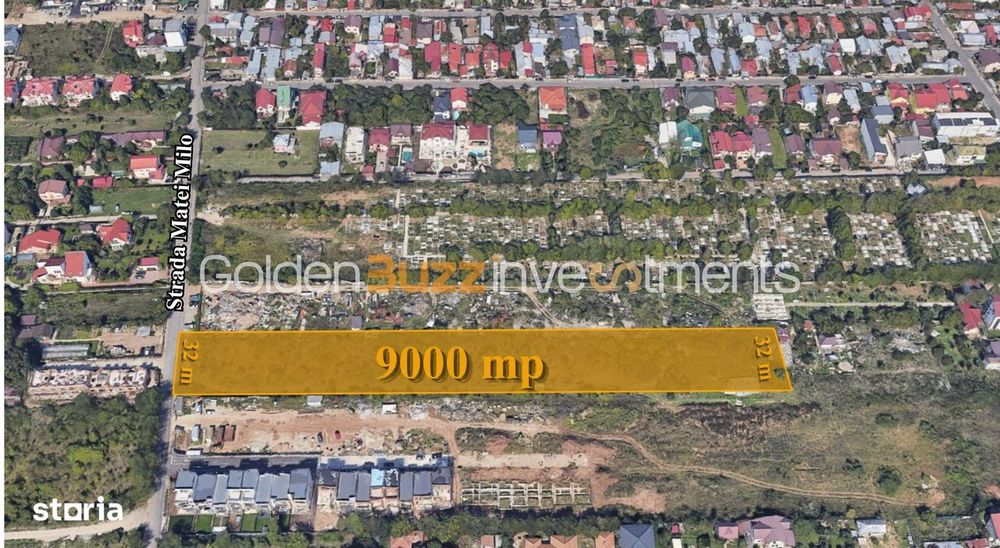 Teren 9.000 mp – Str. Matei Milo, Voluntari | Dezvoltare sau asociere