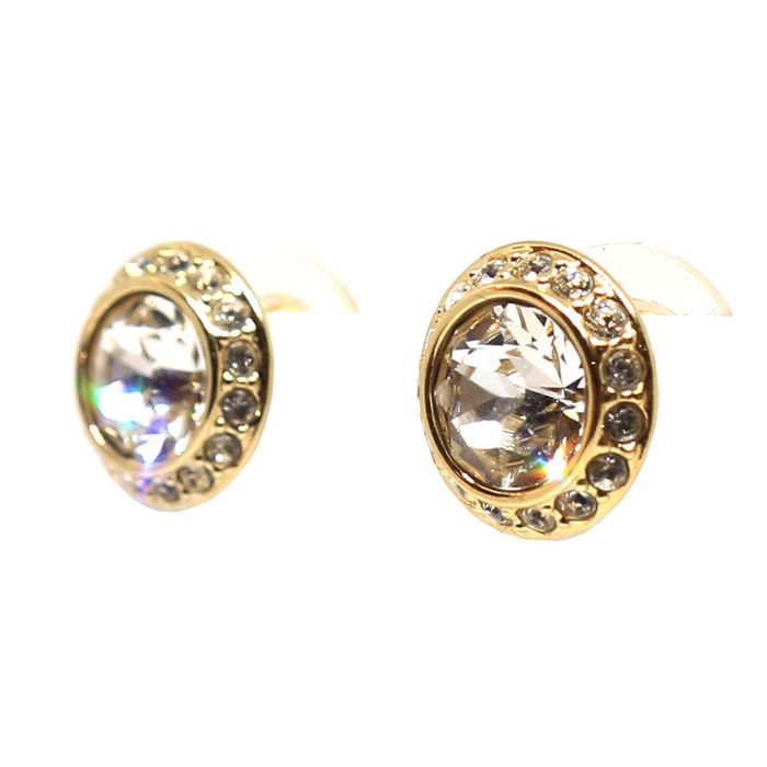 Swarovski angelic  gold нови  обеци Сваровски