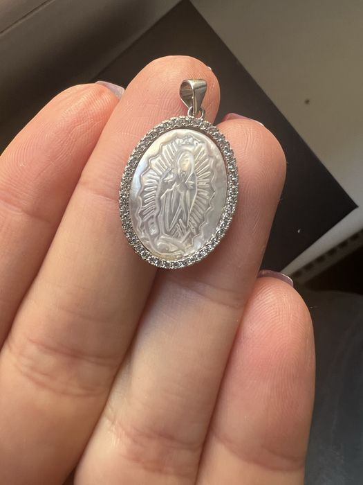 Pandativ argint cu sidef