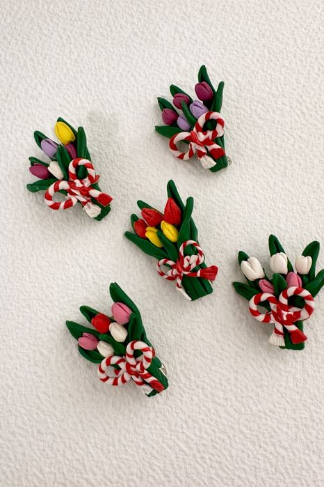 Set 5 buchețele lalele – mărțișor handmade