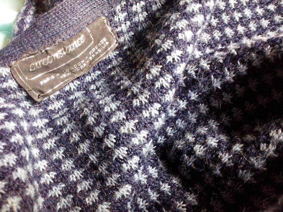 pulover femei cardigan 46,amestec lana,bleumarin cu gri bleu