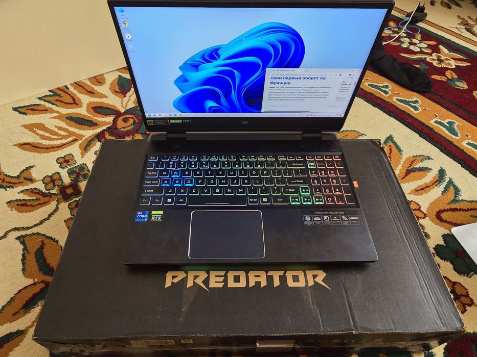 Acer predator helios 300 2k 165hz