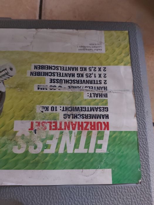 Set gantere 2×10 kg