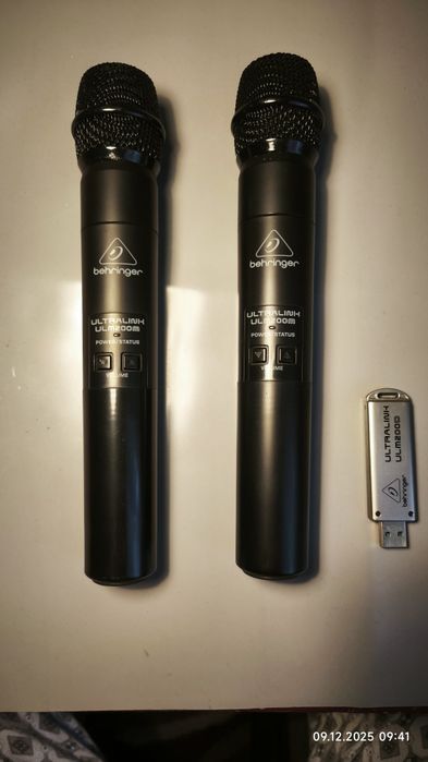 Microfon, set microfoane wireless behringer ulm200 USB