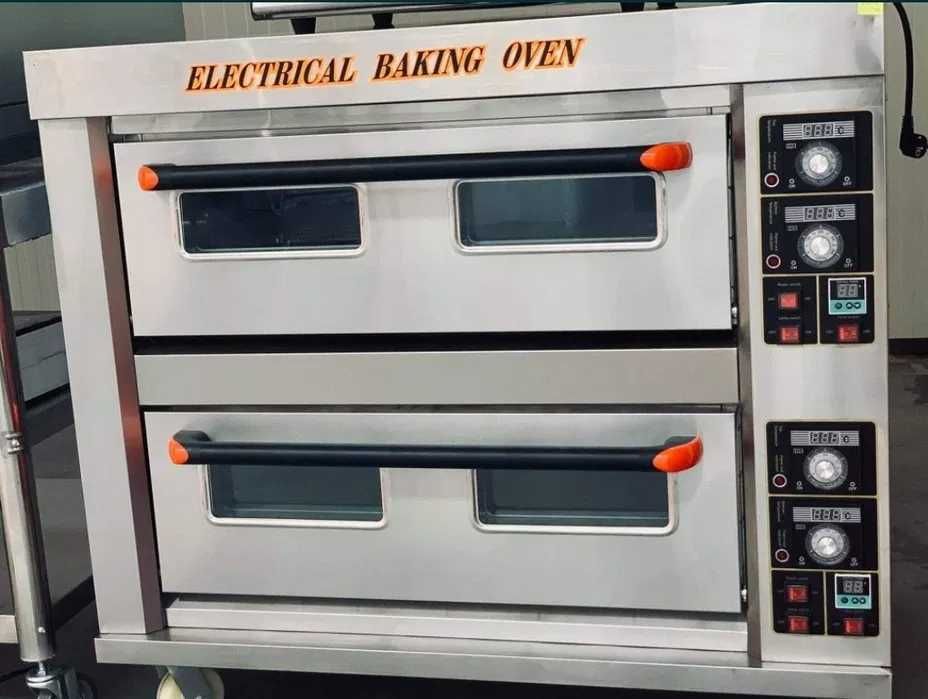 Фурна професионална за закуски Пици и готвене на две нива 4 тави