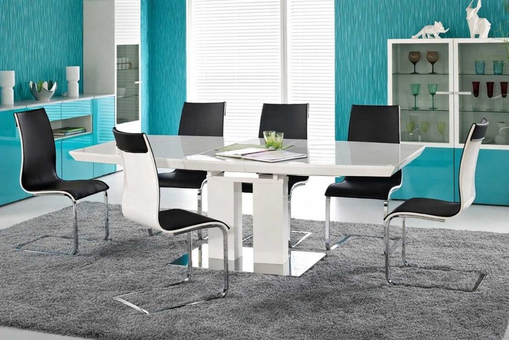 Masă extensibilă LORENZO ALBA Prestige Line HALMAR – ca nouă