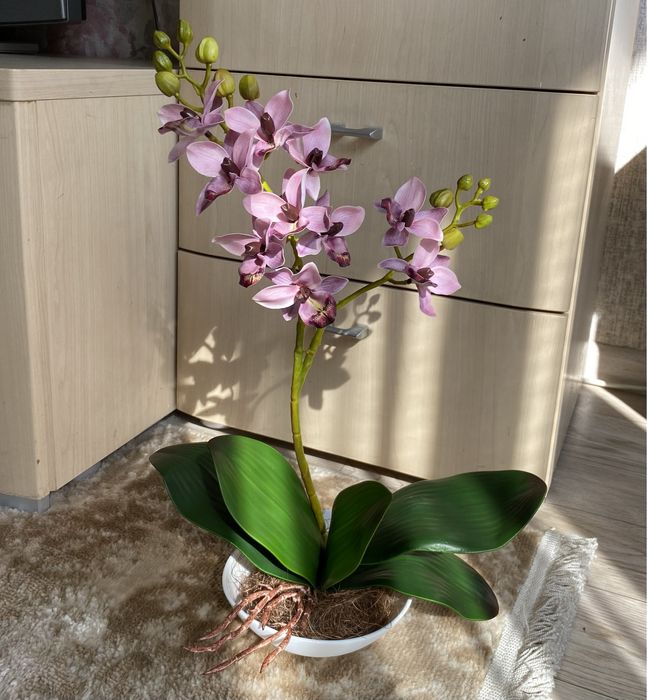 Искусственная орхидея латекс