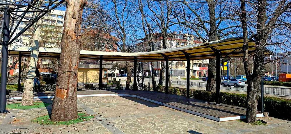 Тента - сенник за засенчване 68 кв.м.