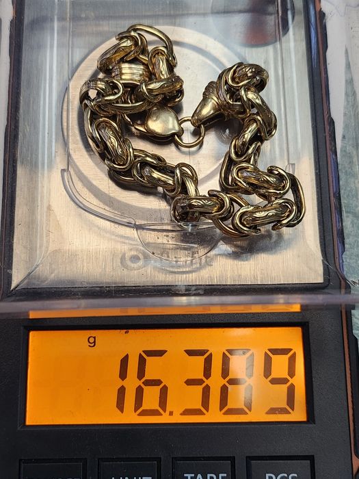 Златена гривна 16.39 гр/14кгр /51.5см/14к