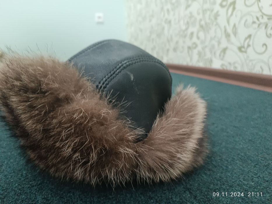 Шапка ушанка зимняя