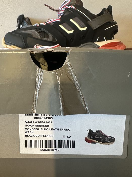 Balenciaga Track Black Grey Red
