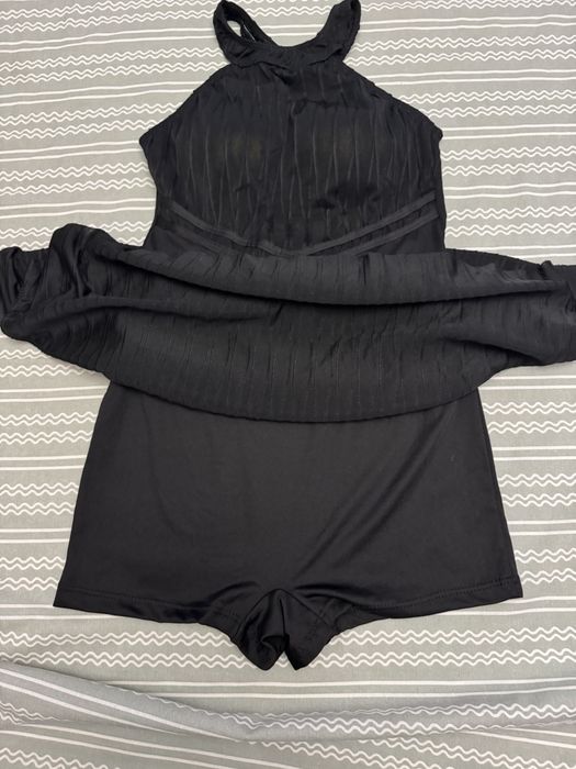 Купальник 42р черный слитный