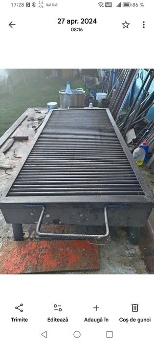 Grătar grădină L 100/47 cm