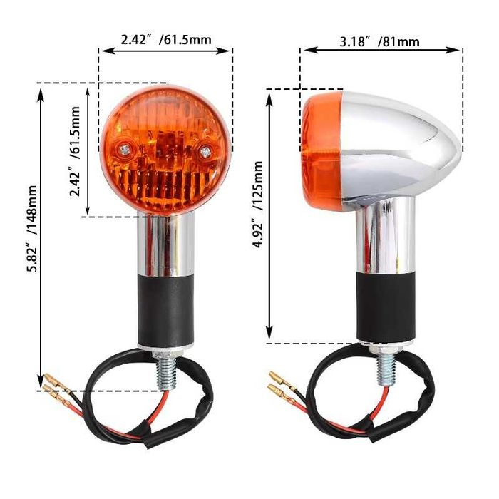 Set 4 semnalizari fata spate Kawasaki Vulcan VN 750 800 - 2000 Custom