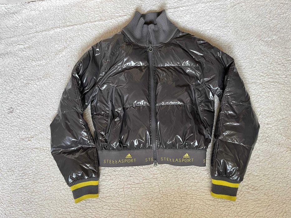 Geaca gri fete femei Adidas x Stella McCartney