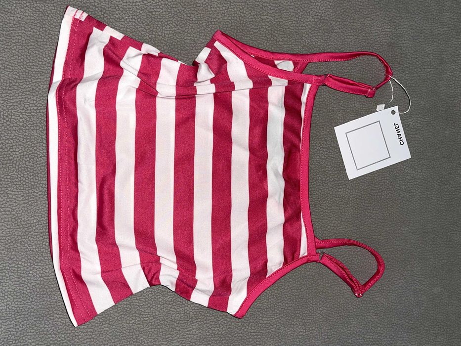 top chanel потник топ тениска рае циклама бяла розова циклама летен