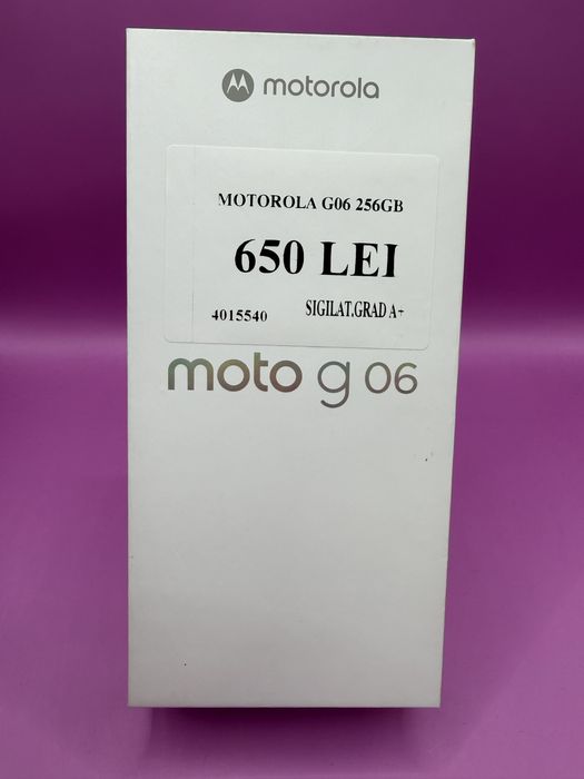 Motorola G06 255Gb NOU •Matei Amanet Margeanului•4015