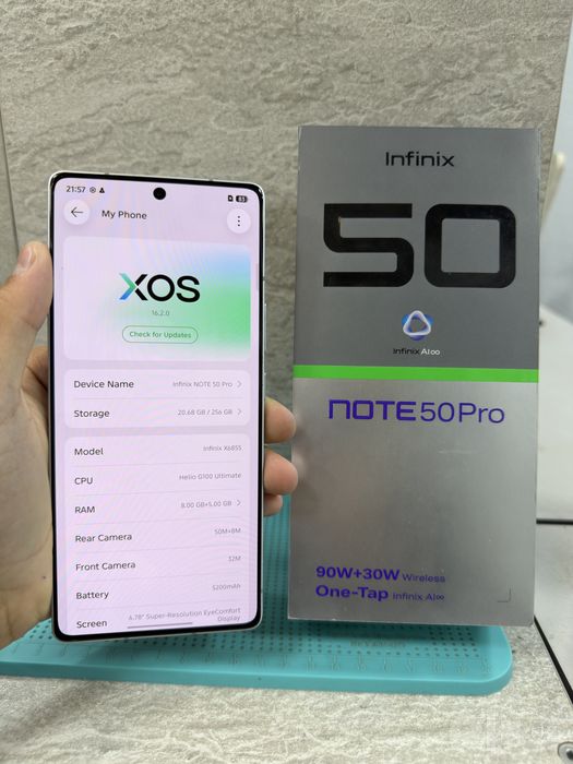 Infinix Note50 pro 8/256 gb ideal
