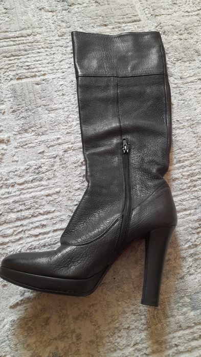 Сапожки кожа Италия