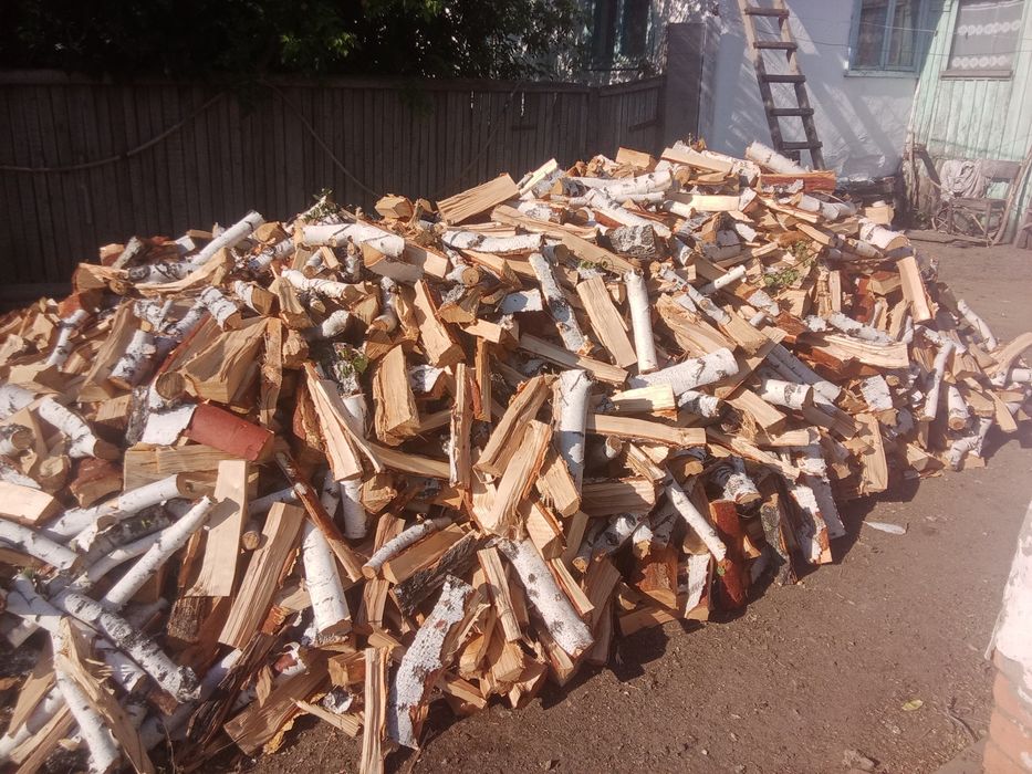 Дрова Берёза Колотые и Чуркованные