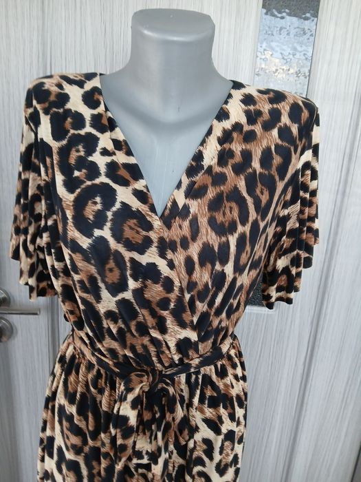 Salopetă print animal  XL