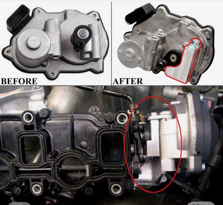 P 2015-ремонтен комплект.Скоба за ремонт  вихрови клапи WV,Audi,Skoda