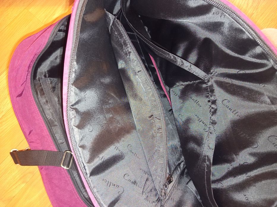 Сумка дорожная бордовая