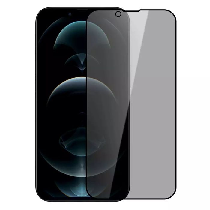 Folie Sticla SECURE Glass PRIVACY - Iphone 13 14 15 MINI PRO MAX PLUS